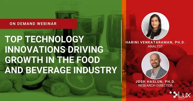 Webinar banner with fruits and cocktails